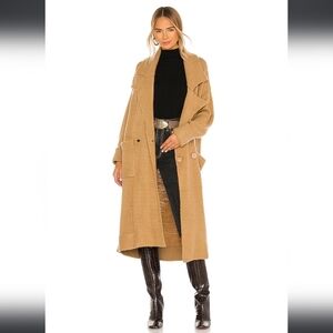Show Me Your MuMu Camel Sweater Trench Coat